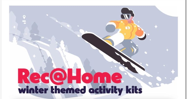 Rec@Home – Free Winter Activity Kits; Registration Site Open