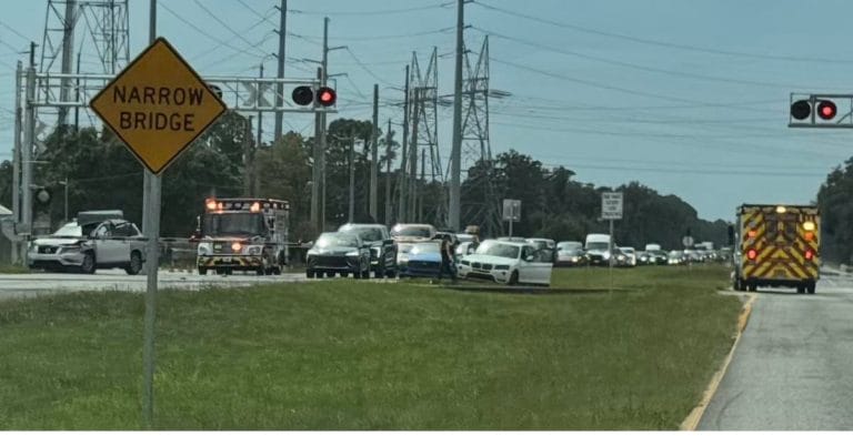 Three Car Collision At RR Crossing on 60 Causing Delays